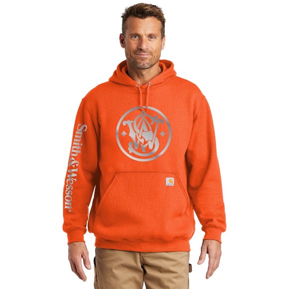 Carhartt Hoodie Carhart Guns Ruger Glock Smith & Wesson Kimber Beretta Pistol - Picture 4 of 7